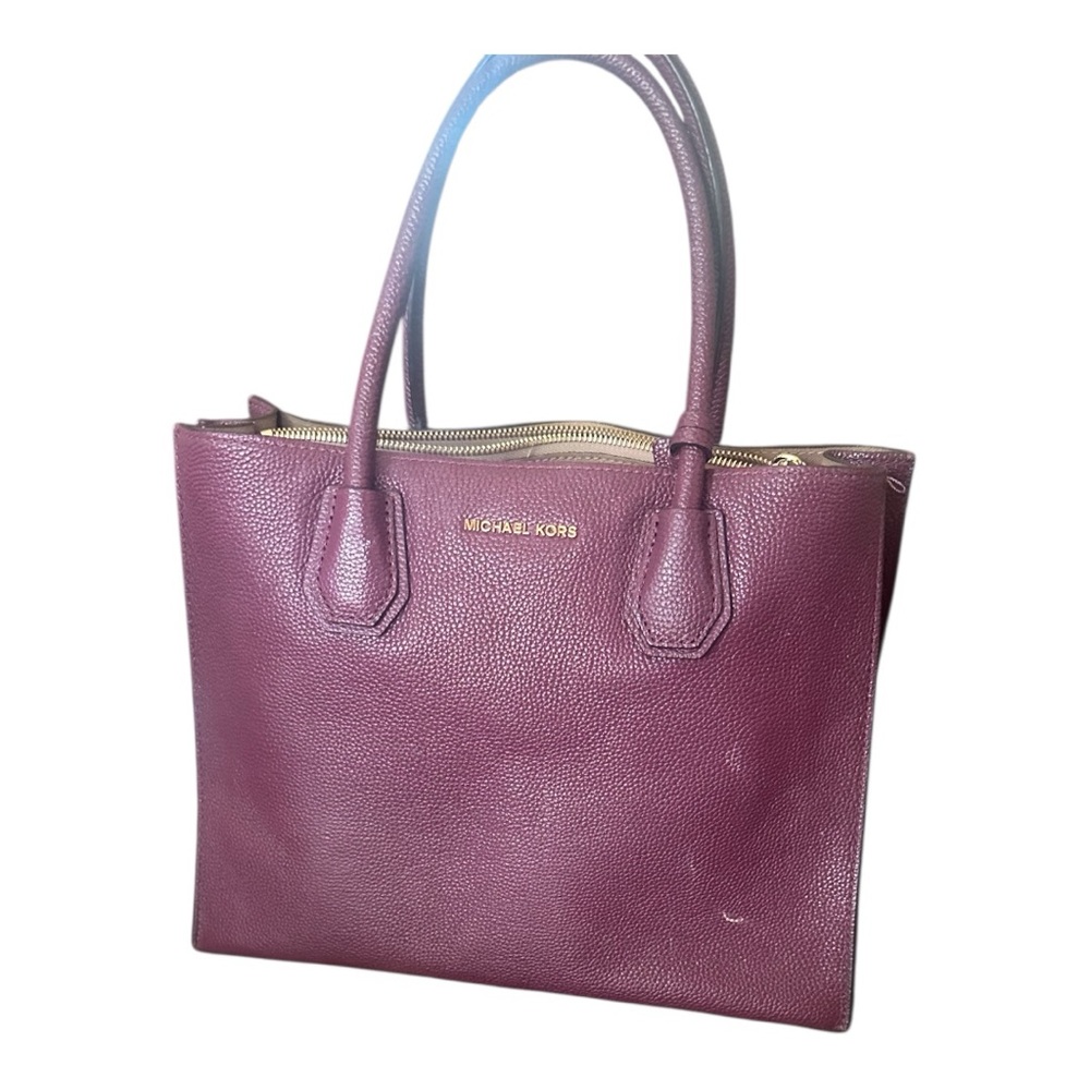 Michael Kors Purple Tote with Structured Design